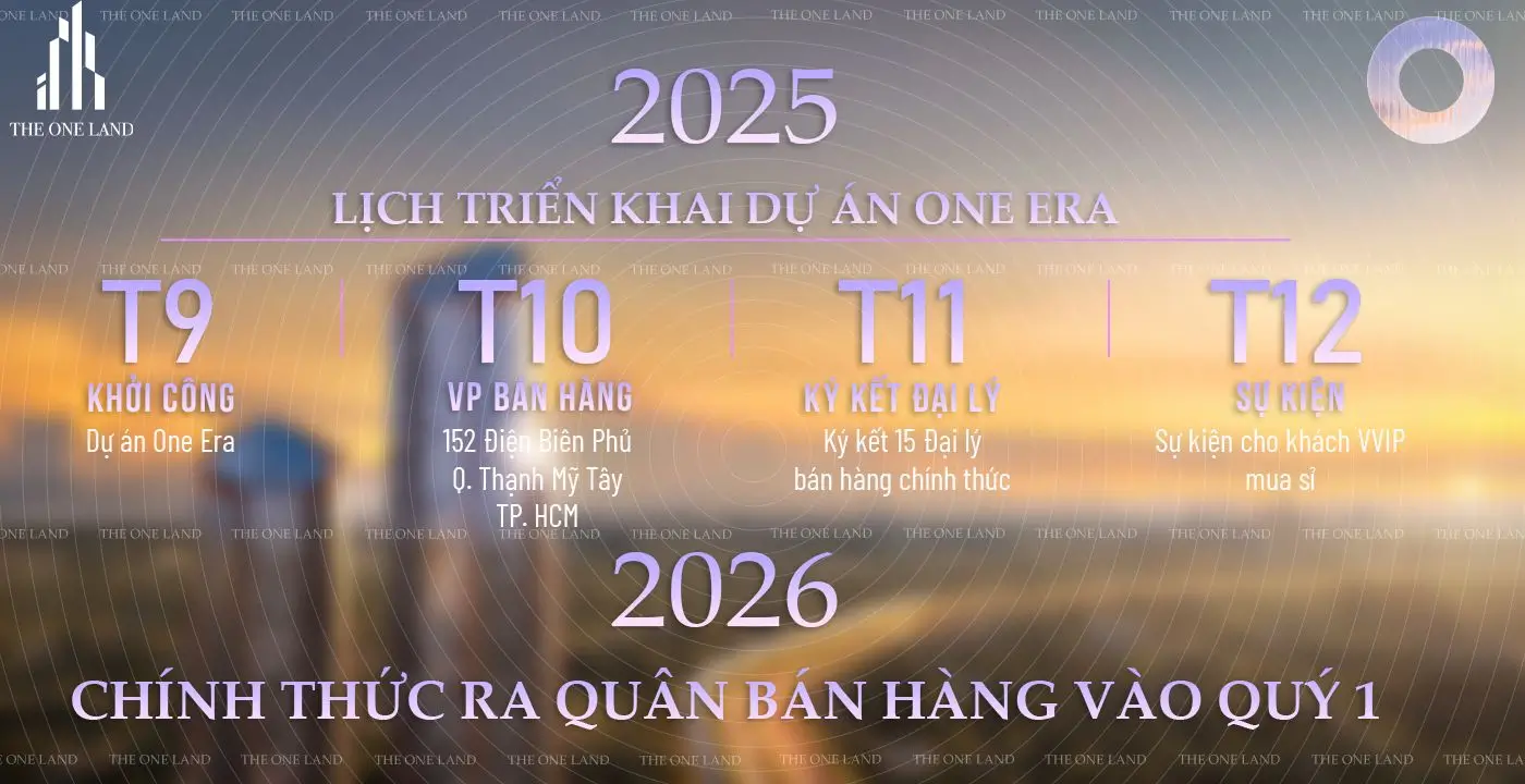 Lịch Triển Khai Dự Án One Era